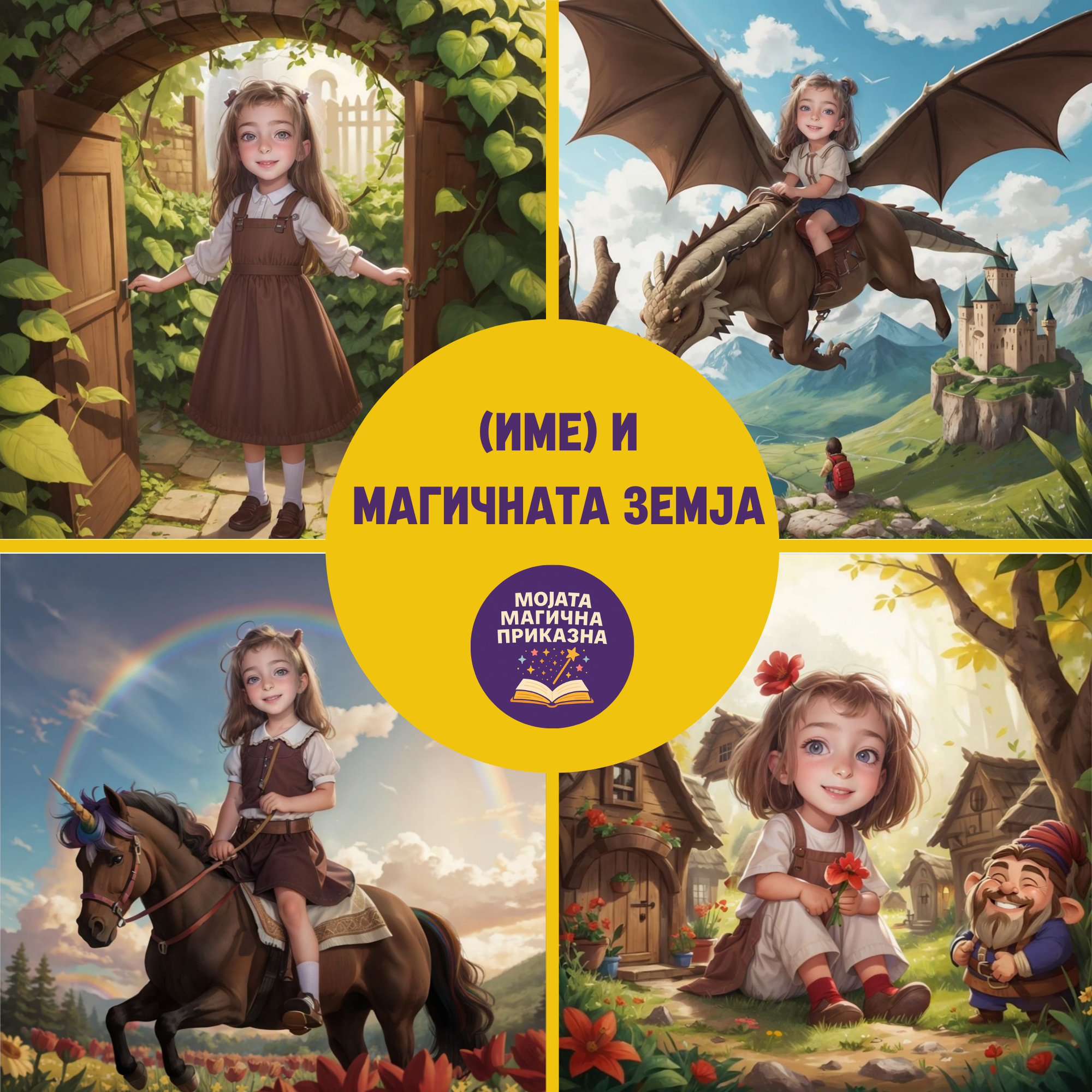 (Името на вашето дете) и Магичната Земја