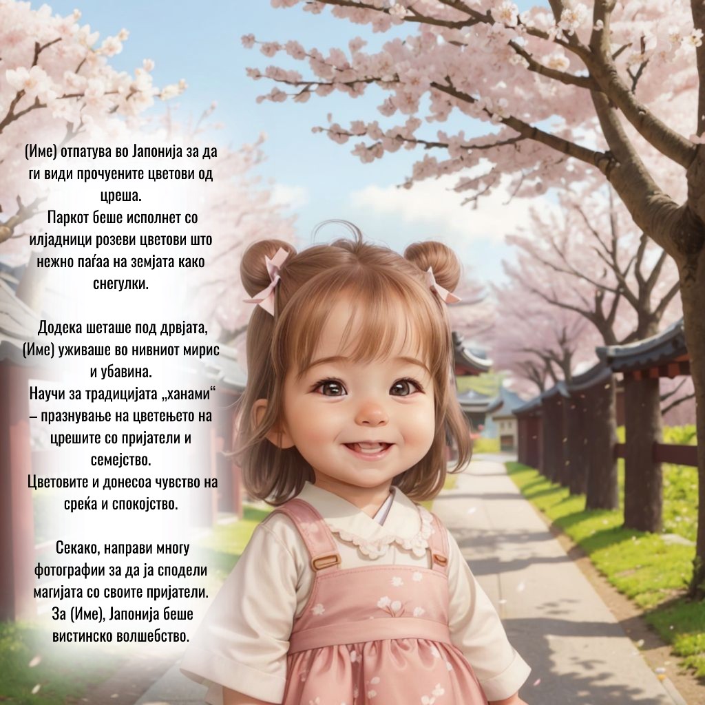 (Името на вашето дете) Патува низ светот - 11