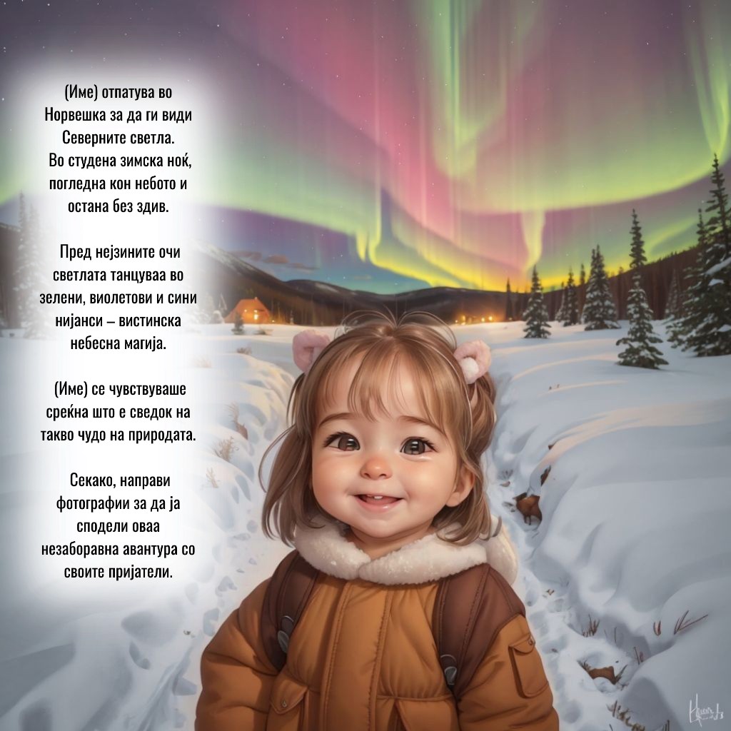 (Името на вашето дете) Патува низ светот - 5