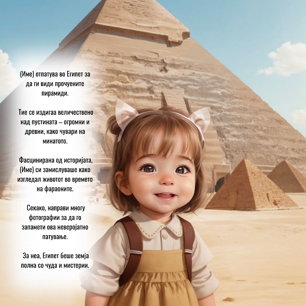 (Името на вашето дете) Патува низ светот - 9