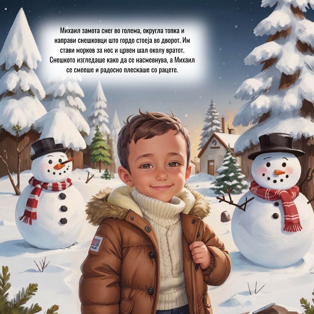 Волшебната зима на (Името на вашето дете) - 4